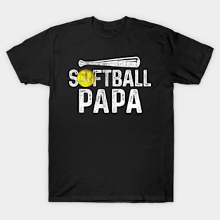 My Favorite Softball Player calls me Papa Tee Fathers day T-Shirt